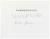 BECHER, BERND & HILLA. Fabrikhallen.